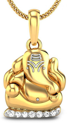 Candere Mayureshwar 18K Diamond Yellow Gold Pendant