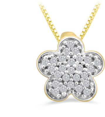45% OFF on Sparkles 18K Diamond Gold Pendant