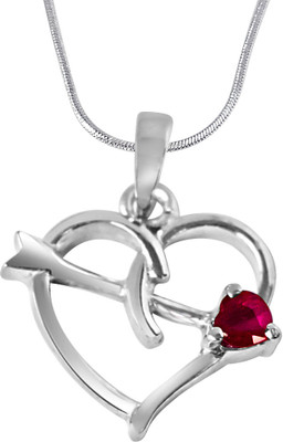 30% OFF on Surat Diamonds Ruby Sterling Silver Pendant 30% OFF on Surat Diamonds Ruby Sterling Silver Pendant