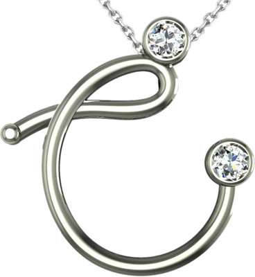 19% OFF on Suvam Jewels Rhodium Plated Sterling Silver Pendant 19% OFF on Suvam Jewels Rhodium Plated Sterling Silver Pendant