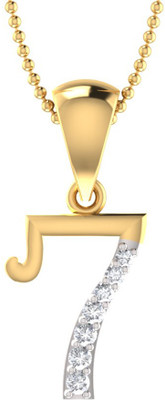 30% OFF on Bright Fashion Numbers Collection 18K Yellow Gold Plated Sterling Silver Pendant 30% OFF on Bright Fashion Numbers Collection 18K Yellow Gold Plated Sterling Silver Pendant