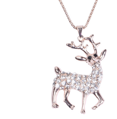 12% OFF on Takspin Style Diva 14K Rose Gold Plated Alloy Pendant