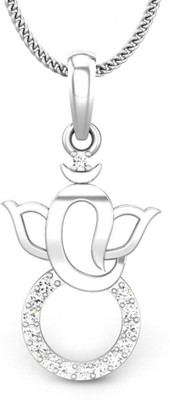 19% OFF on Candere Ganadhyaksha 18K Diamond White Gold Pendant