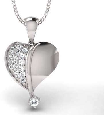 35% OFF on Bright Fashion Valentine Collection Rhodium Plated Sterling Silver Pendant