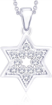 31% OFF on Peora Shimmering Star Rhodium Plated Sterling Silver Pendant
