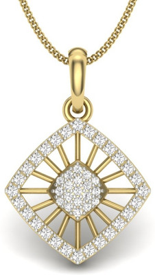 KuberBox Chikka 14K Diamond Gold Pendant