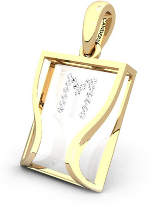 20% OFF on Candere The Initial M 18K Diamond Yellow Gold Pendant 20% OFF on Candere The Initial M 18K Diamond Yellow Gold Pendant