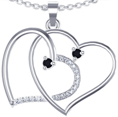 80% OFF on Suvarnadeep Rossy Yellow Gold Plated Zircon Sterling Silver Pendant