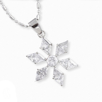 17% OFF on Aapno Rajasthan Floral CZ Pendant Alloy, Copper, Nickel Locket 17% OFF on Aapno Rajasthan Floral CZ Pendant Alloy, Copper, Nickel Locket