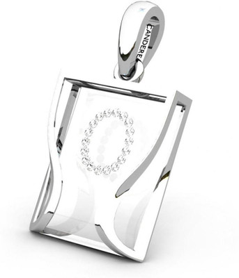 20% OFF on Candere The Initial O 18K Diamond White Gold Pendant