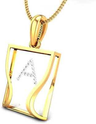 20% OFF on Candere The Initial A 18K Diamond Yellow Gold Pendant 20% OFF on Candere The Initial A 18K Diamond Yellow Gold Pendant