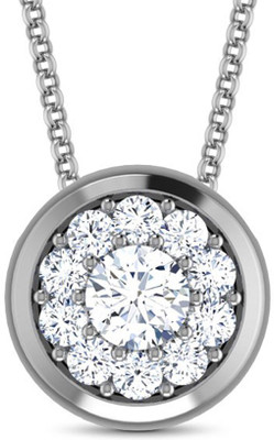 40% OFF on Jacknjewel Hallmark Certified 14K White Gold Plated 14K Diamond Gold Pendant