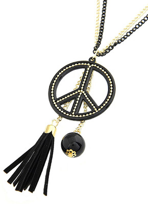 60% OFF on Young & Forever Alloy, Leather, Wood Pendant