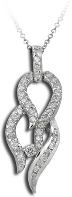 30% OFF on Exxotic Jewelz Diva Look Rhodium Plated Silver Pendant