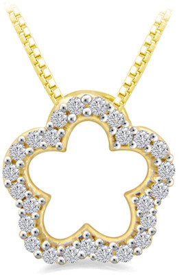 32% OFF on Sparkles 18K Diamond Gold Pendant