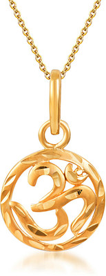 4% OFF on Karatcraftin Isha 22K Yellow Gold Plated Gold Pendant 4% OFF on Karatcraftin Isha 22K Yellow Gold Plated Gold Pendant