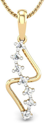 19% OFF on Candere Seven Star Diamond Rhodium Plated 14K Yellow Gold Pendant 19% OFF on Candere Seven Star Diamond Rhodium Plated 14K Yellow Gold Pendant