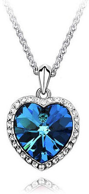 46% OFF on Crunchy Fashion Valentione Special heart Rhodium Plated Alloy Pendant 46% OFF on Crunchy Fashion Valentione Special heart Rhodium Plated Alloy Pendant