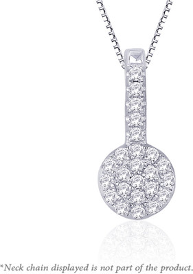 31% OFF on Peora Rhodium Plated Silver Pendant