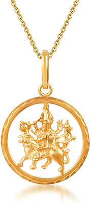Karatcraftin Lakshmi 22K Yellow Gold Plated Gold Pendant Karatcraftin Lakshmi 22K Yellow Gold Plated Gold Pendant