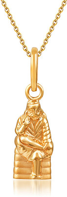 4% OFF on Karatcraftin Sainath 22K Yellow Gold Plated Gold Pendant 4% OFF on Karatcraftin Sainath 22K Yellow Gold Plated Gold Pendant