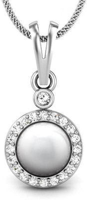 Candere Tammy Pearl 14K Pearl, Diamond White Gold Pendant Candere Tammy Pearl 14K Pearl, Diamond White Gold Pendant