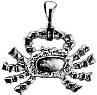 74% OFF on Gandhi Jewellers Cancer Zodiac Sterling Silver Pendant 74% OFF on Gandhi Jewellers Cancer Zodiac Sterling Silver Pendant