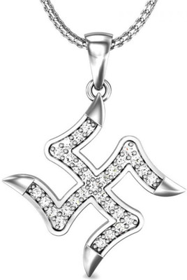 Candere Subh 14K Diamond White Gold Pendant Candere Subh 14K Diamond White Gold Pendant