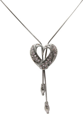 72% OFF on Jewelz Oxidised Locket Metal Pendant