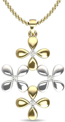 JewelsForum Bundle of Joy 14K Diamond Gold Pendant