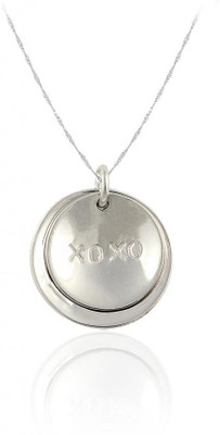 51% OFF on Exxotic Jewelz XOXO Love Rhodium Plated Silver Pendant 51% OFF on Exxotic Jewelz XOXO Love Rhodium Plated Silver Pendant
