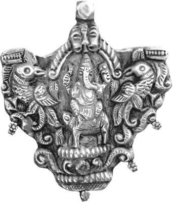 Exotic India Lord Ganesha Large Sterling Silver Pendant
