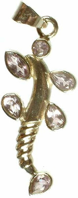 Exotic India Faceted Amethyst Sterling Silver Pendant Exotic India Faceted Amethyst Sterling Silver Pendant