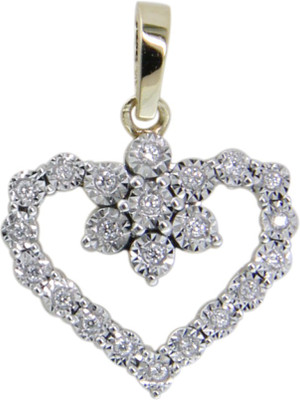 9% OFF on Vivre Jewels Fancy Design 18K Yellow Gold Plated Silver Pendant