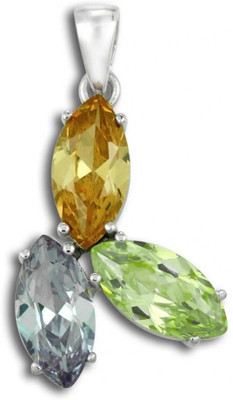 32% OFF on Exxotic Jewelz Trendy Fashion Rhodium Plated Silver Pendant