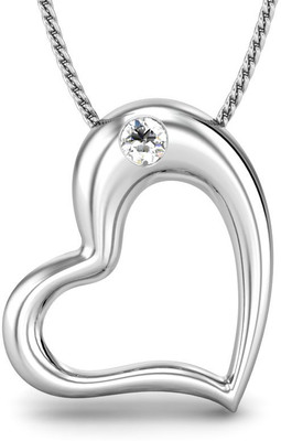 19% OFF on Candere Heather Diamond Rhodium Plated 14K White Gold Pendant 19% OFF on Candere Heather Diamond Rhodium Plated 14K White Gold Pendant