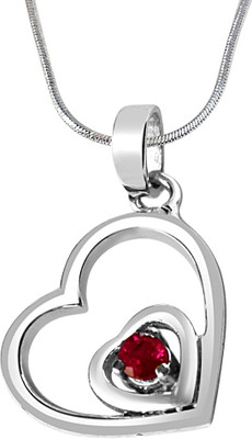 24% OFF on Surat Diamonds Ruby Sterling Silver Pendant 24% OFF on Surat Diamonds Ruby Sterling Silver Pendant