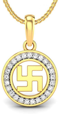 Candere Mangal 14K Diamond Yellow Gold Pendant