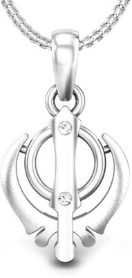 20% OFF on Candere Salamat Khanda 14K Diamond White Gold Pendant