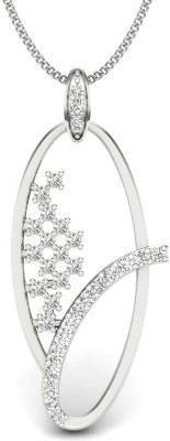 KuberBox Starry Night 18K Diamond White Gold Pendant KuberBox Starry Night 18K Diamond White Gold Pendant