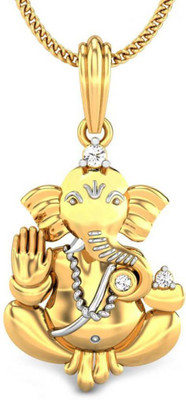 Candere Muktidaya 14K Diamond Yellow Gold Pendant