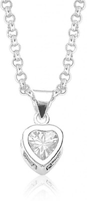 4% OFF on Taraash Heart Cubic Zirconia Sterling Silver Pendant 4% OFF on Taraash Heart Cubic Zirconia Sterling Silver Pendant