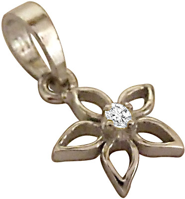 Surat Diamond Diamond Sterling Silver Pendant