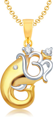 81% OFF on VK Jewels Om Vakratund 18K Yellow Gold Plated Cubic Zirconia Alloy Pendant 81% OFF on VK Jewels Om Vakratund 18K Yellow Gold Plated Cubic Zirconia Alloy Pendant