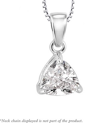 1% OFF on Peora Rhodium Plated Silver Pendant