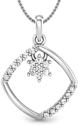 20% OFF on Candere Star Light Diamond Rhodium Plated 14K White Gold Pendant