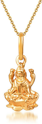 Karatcraftin Padmini 22K Yellow Gold Plated Gold Pendant Karatcraftin Padmini 22K Yellow Gold Plated Gold Pendant