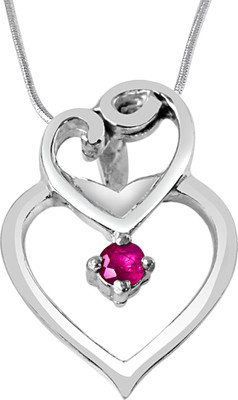 19% OFF on Surat Diamonds Ruby Sterling Silver Pendant 19% OFF on Surat Diamonds Ruby Sterling Silver Pendant