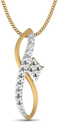 30% OFF on KuberBox Avani Diamond Yellow Gold Pendant