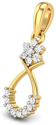 20% OFF on Candere Opal Star Diamond Rhodium Plated 14K Yellow Gold Pendant
